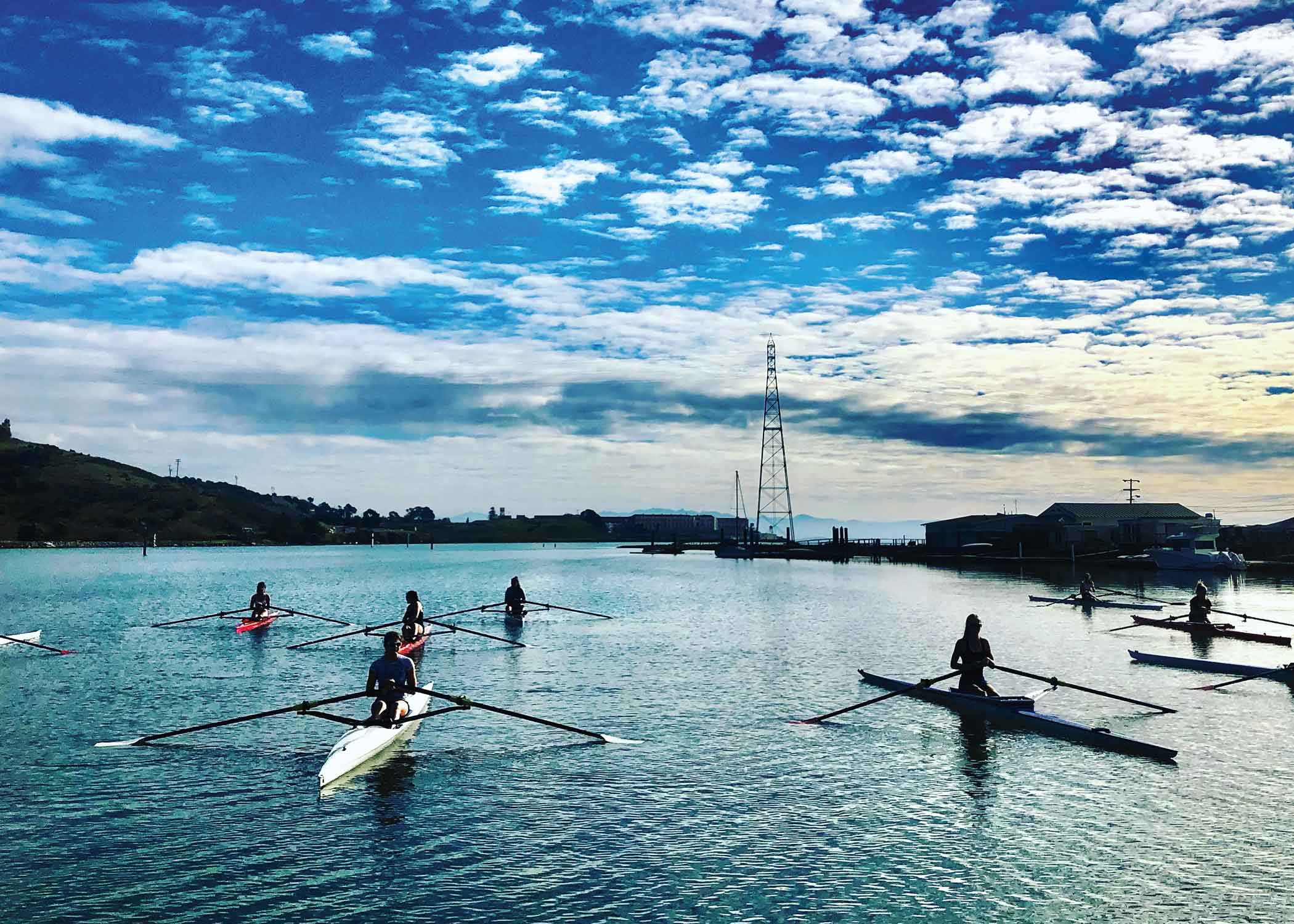 rowers in Marin