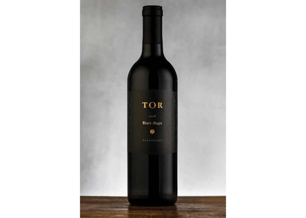 TOR’s Black Magic wine bottle from 2018