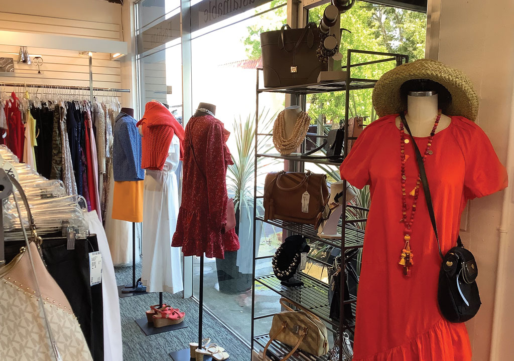 Clothing offered at Encore Consignment in San Rafael