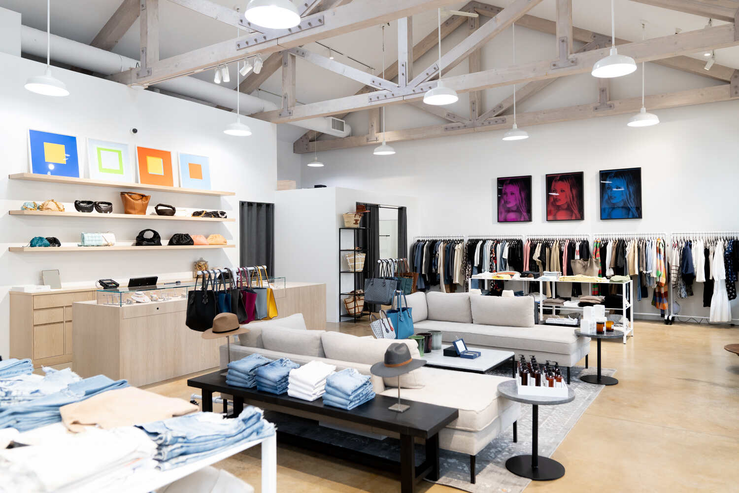 interior of elyeswalker clothing store