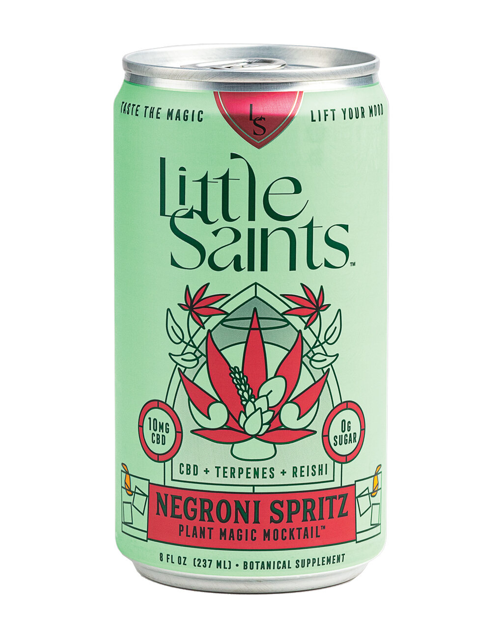 can of Little Saints Negroni Spritz