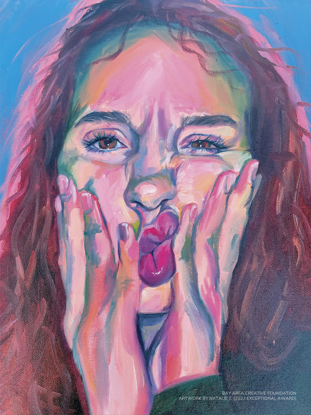 a Bay Area Creative Foundation portrait of a teenage girl