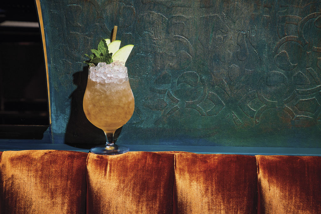 a cocktail at Movida 