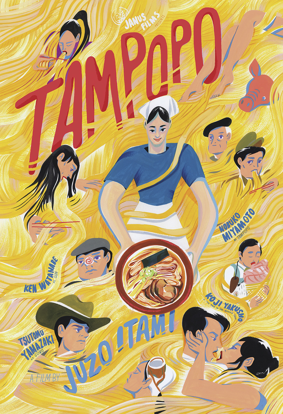 poster for film Tampopo 