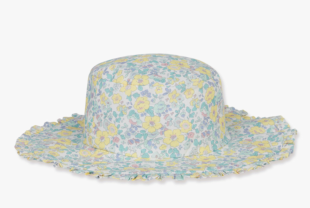 floral bucket hat for children